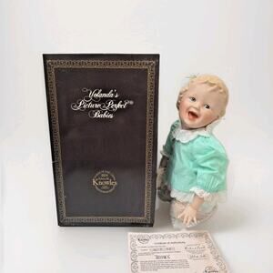 Yolanda Bello Jessica Picture Perfect Babies Porcelain Doll Knowles COA Box 1988